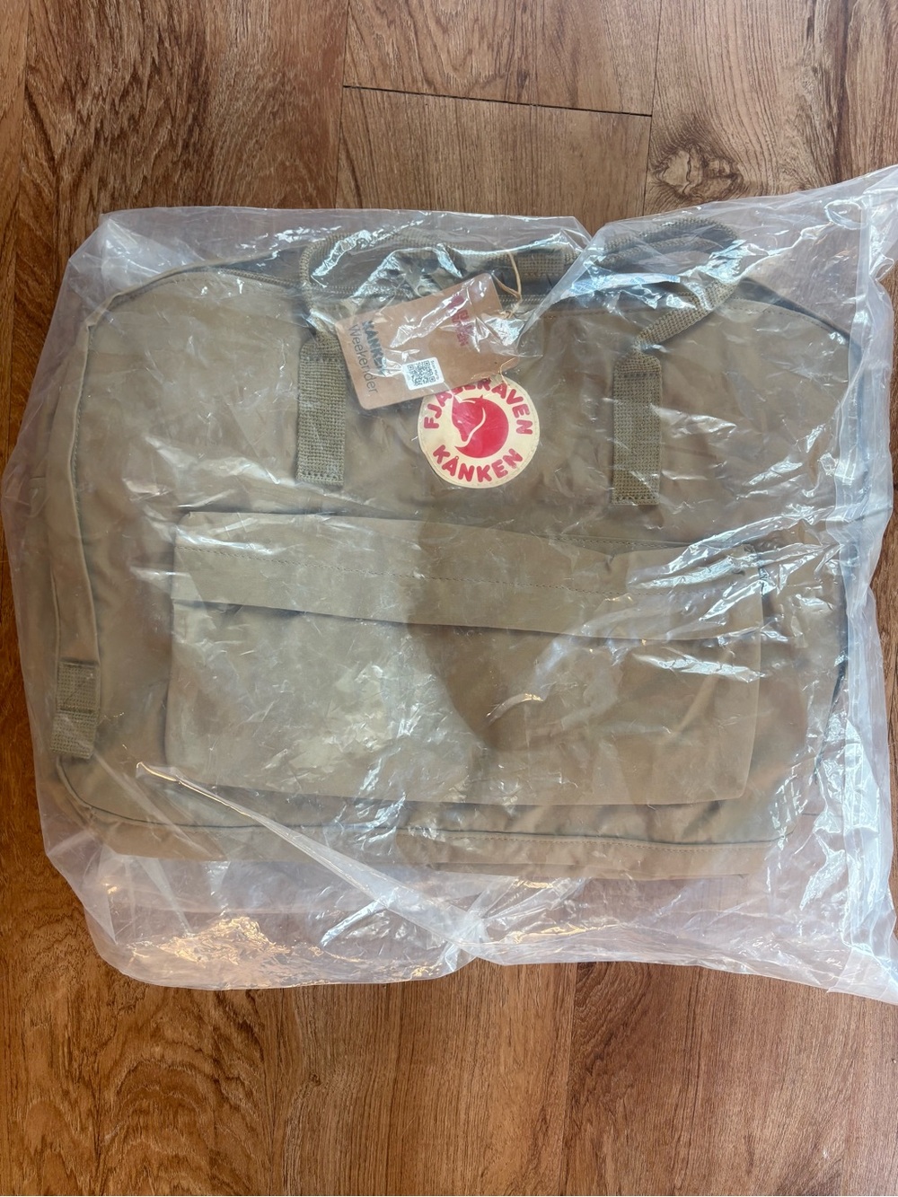 NWT Fjallraven Kanken Weekender Backpack Duffel Bag Beige